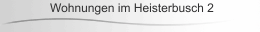Wohnungen im Heisterbusch 2